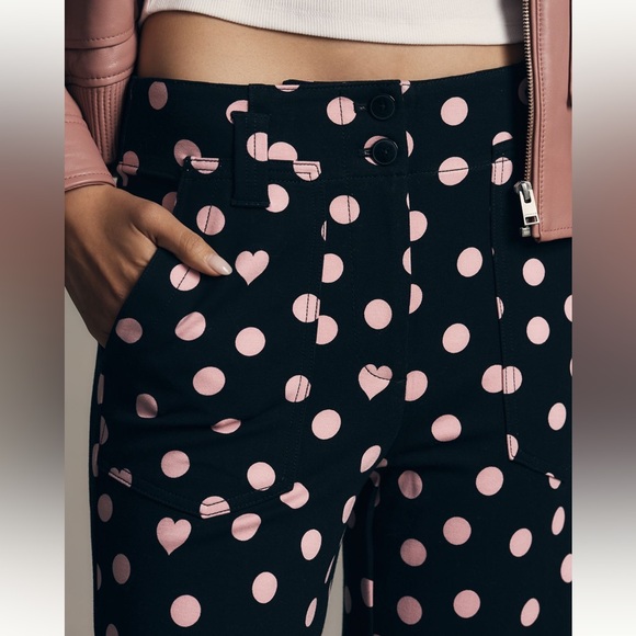 The Naomi Ponte Wide-Leg Flare Pants by Maeve: Printed Edition - Picture 1 of 8